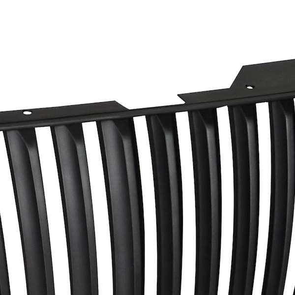 Spec-D Tuning 03-05 Chevrolet Silverado Vertical Grill Black HG-SIV03JMVT-RS - main